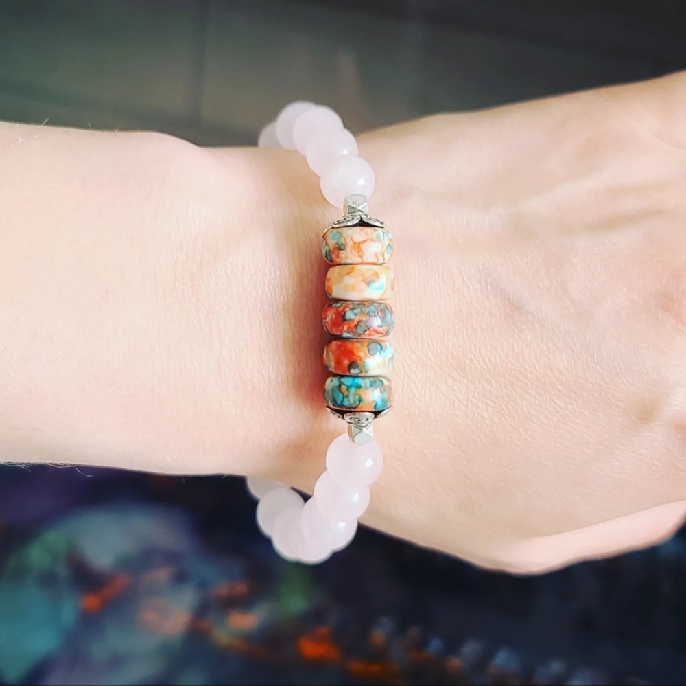Rose Quartz bracelet - Picture 4 of 5